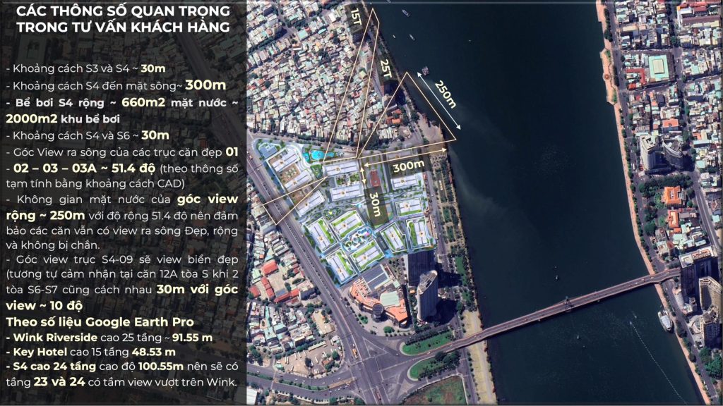 Tầm nhìn từ Tòa Hudson Place dự án Capital Square Đà Nẵng