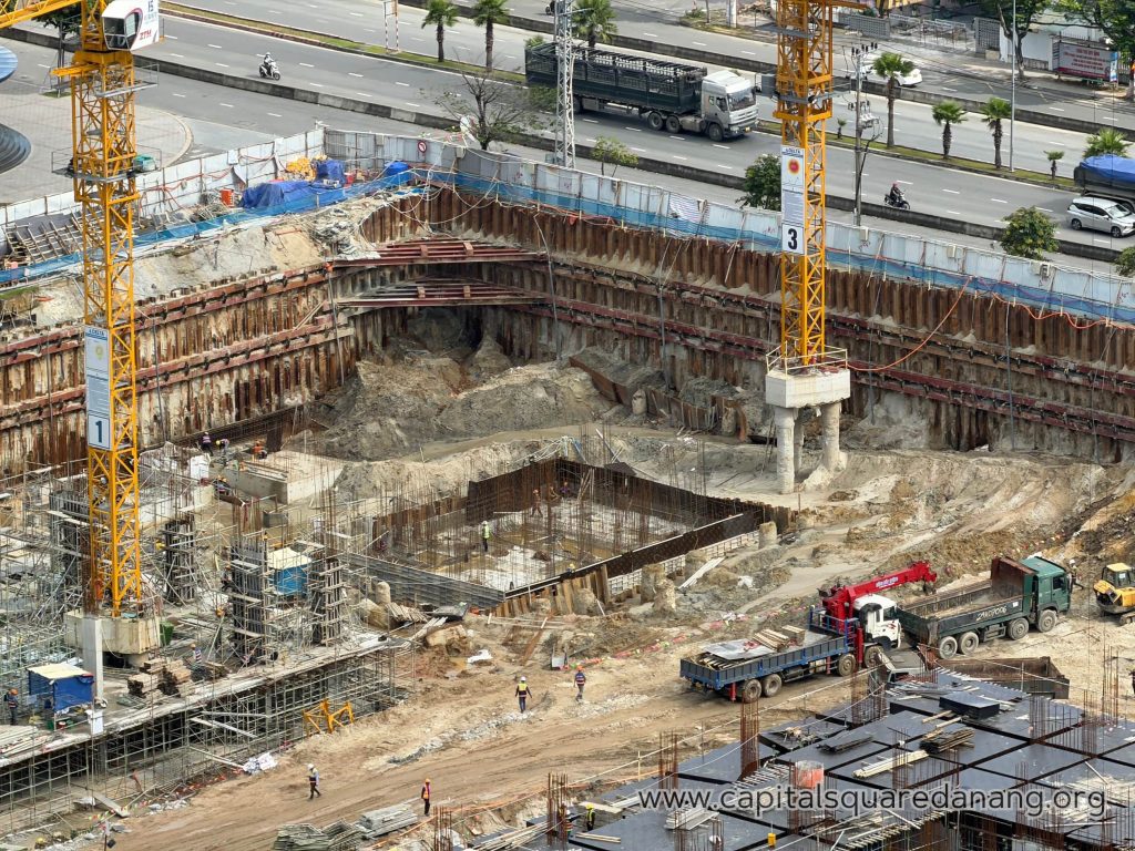 Tiến độ xây dựng Capital Square Đà Nẵng 2026: Phân tích từ thực tế công trường