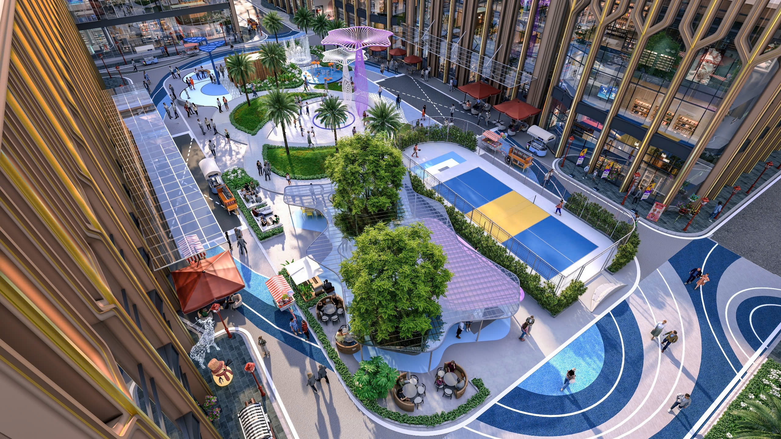 Khu thể thao đa năng Tòa Hudson Place